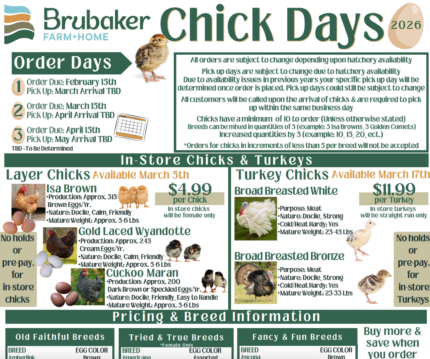 🐥 2026 Chick Days Are Here! 🐥