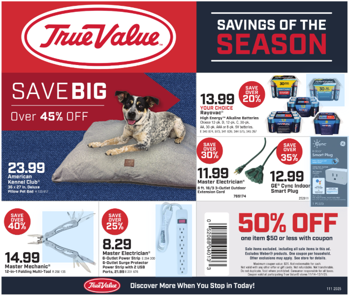 Savings Of The Season