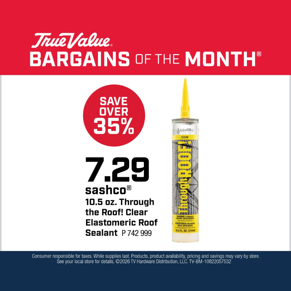 sashco® 10.5 oz. Through the Roof! Clear Elastomeric Roof Sealant $7.29