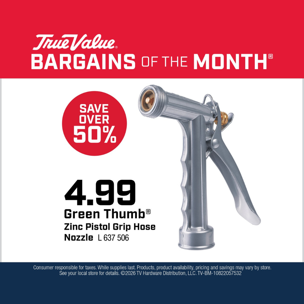 Green Thumb® Zinc Pistol Grip Hose Nozzle $4.99