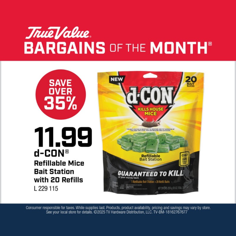 d-CON® Refillable Mice Bait Station with Refills $11.99