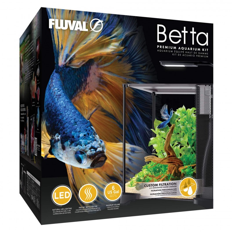 Fluval 6 Gal Betta Premium Aquarium Kit $149.99