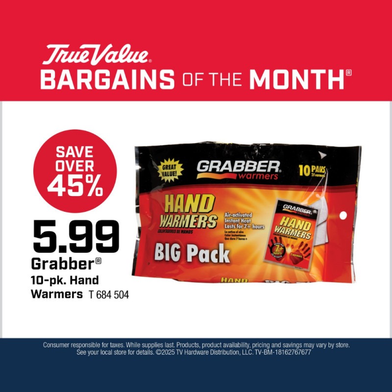 Grabber® 10-pk. Hand Warmers $5.99