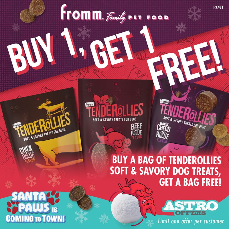 Fromm | Buy 1, Get 1 FREE on Tenderollies Dog Treats