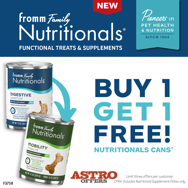 Fromm | Buy 1, Get 1 FREE on NEW! Nutritionals Supplement Pates