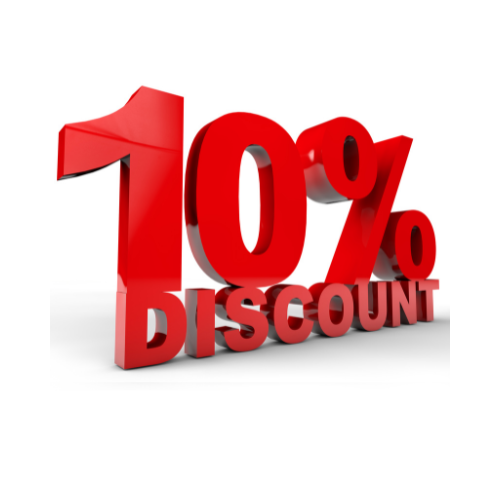 10%off your first online order!