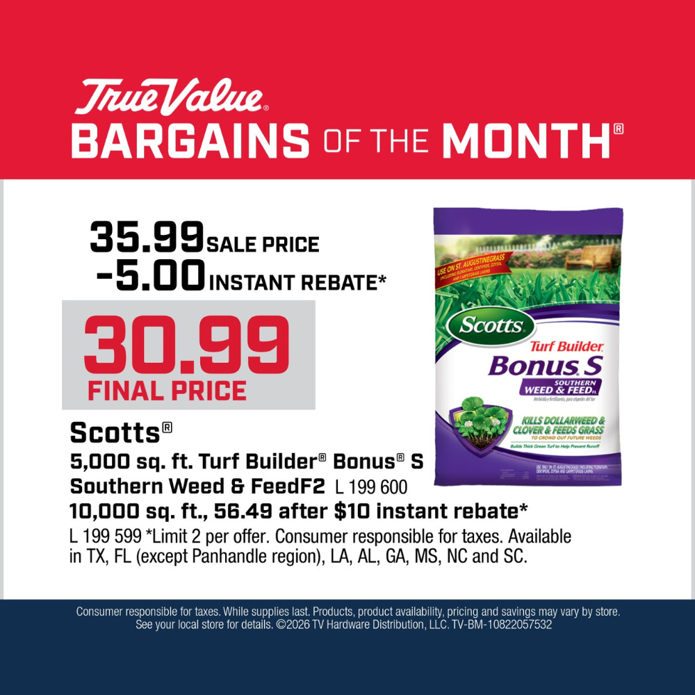 Scotts® 5,000 sq. ft. Turf Builder® Bonus® S Southern Weed & FeedF2 Savings