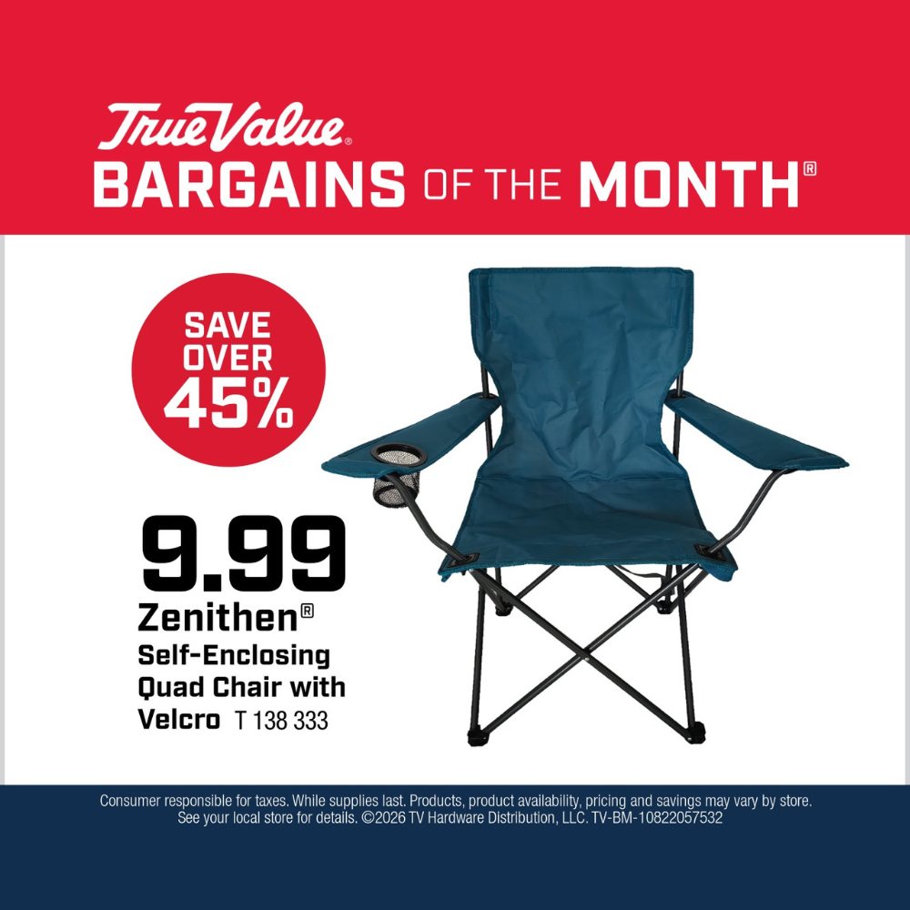 Zenithen® Self-Enclosing Quad Chair with Velcro $9.99