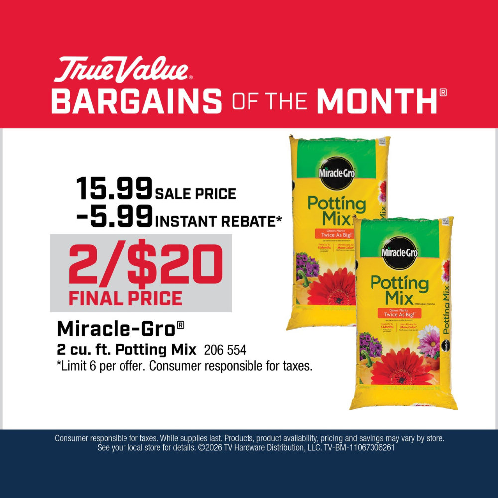 Miracle-Gro® 2 cu. ft. Potting Mix Savings