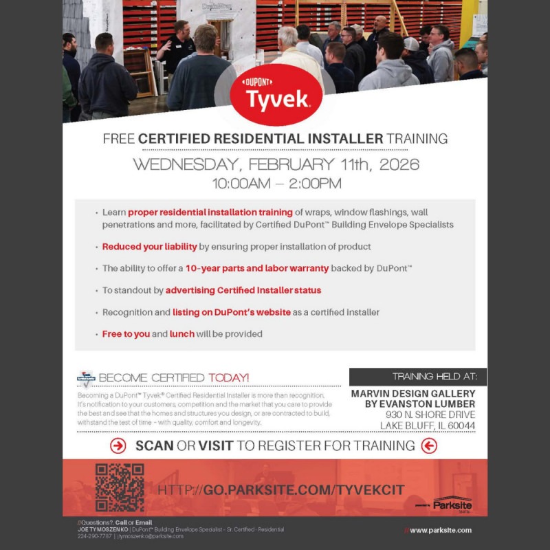 	FREE Certified Residential Installer Training Session