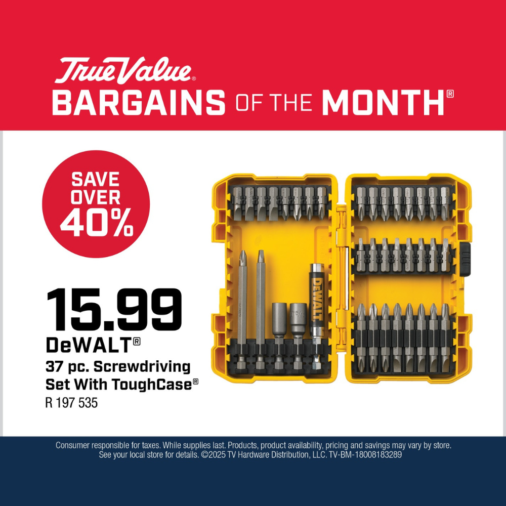 DeWALT® 37 pc. Screwdriving Set With ToughCase® $15.99