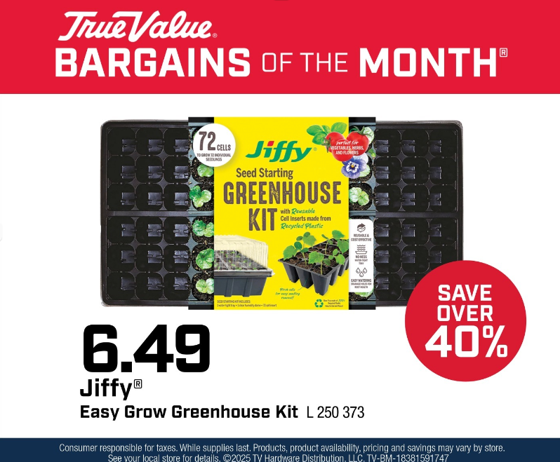Jiffy® Easy Grow Greenhouse Kit $6.49