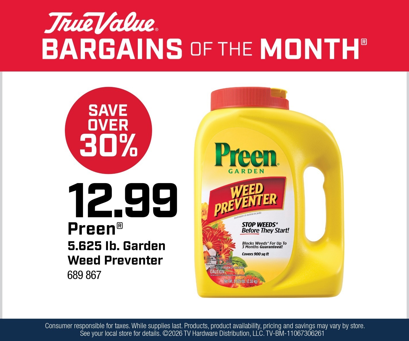 Preen® 5.625 lb. Garden Weed Preventer $12.99