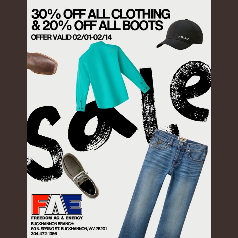 Spring Clothing Sale - Buckhannon