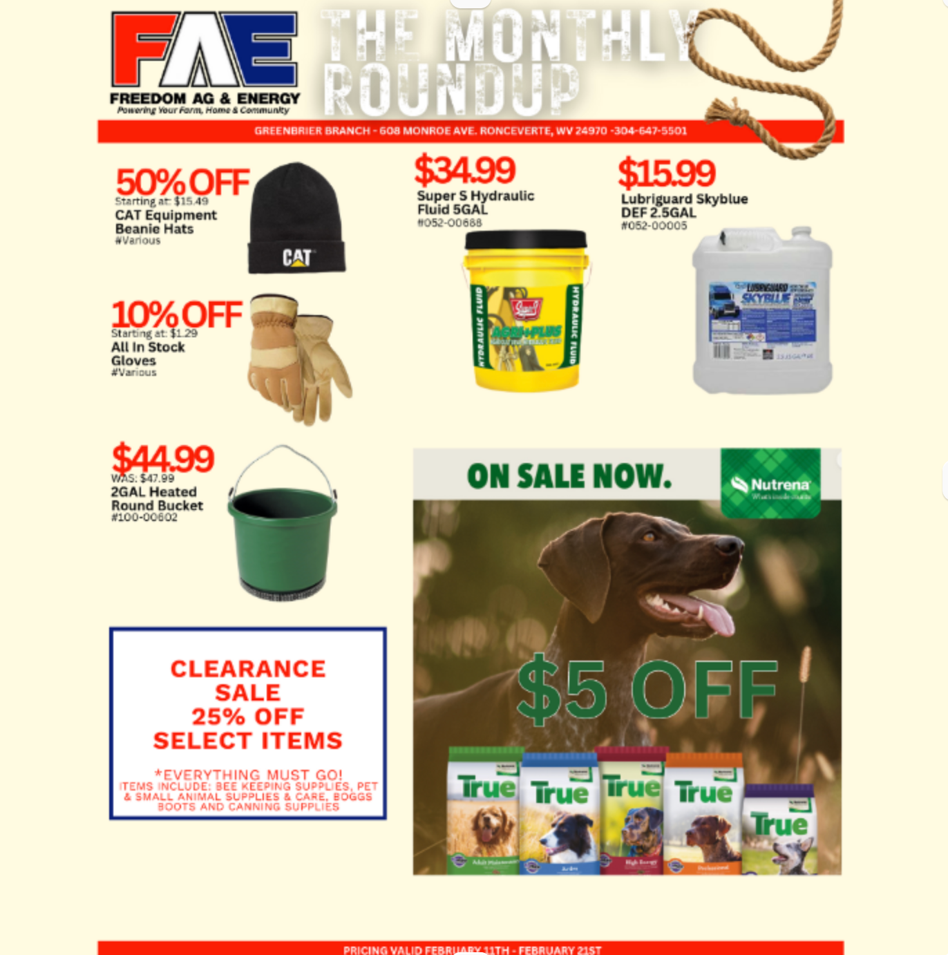 The Monthly Roundup - Greenbrier