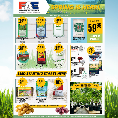 Spring is here, and it’s time to get your yard and garden ready! 🌱