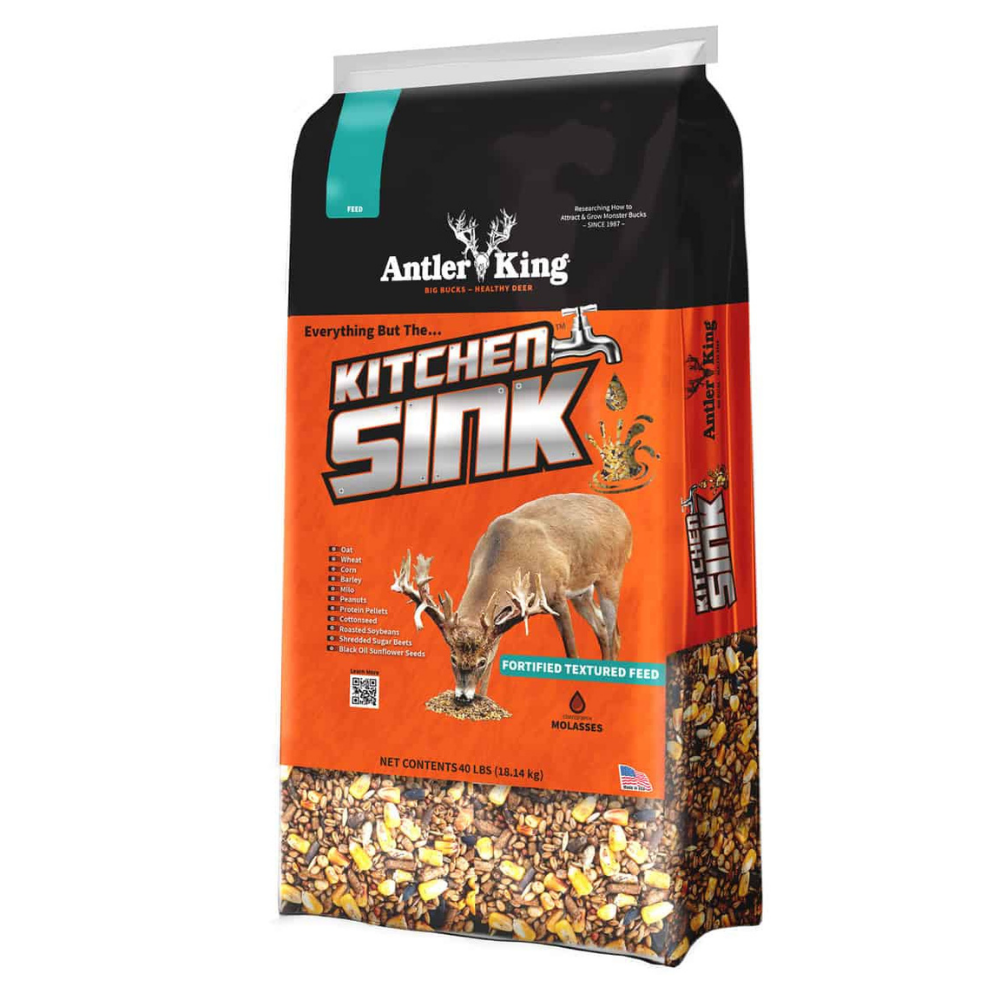 $2 off one bag of Antler King Kitchen Sink deer feed.