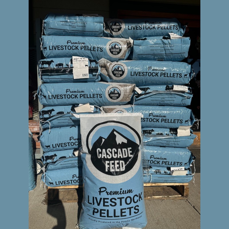 $4 OFF Cascade Feed Premium Livestock Pellets