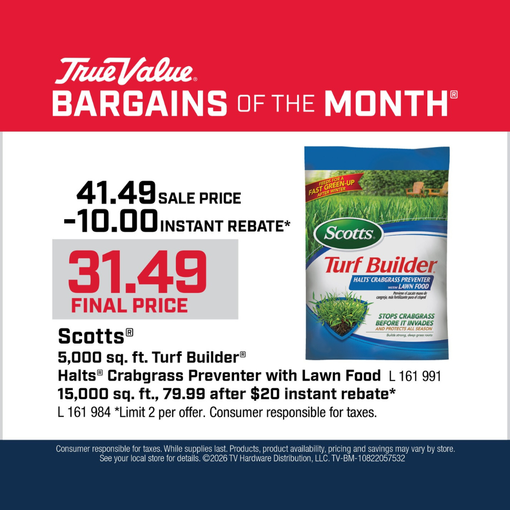 Scotts® 5,000 sq. ft. Turf Builder® Halts® Crabgrass Preventer with Lawn Food Savings=