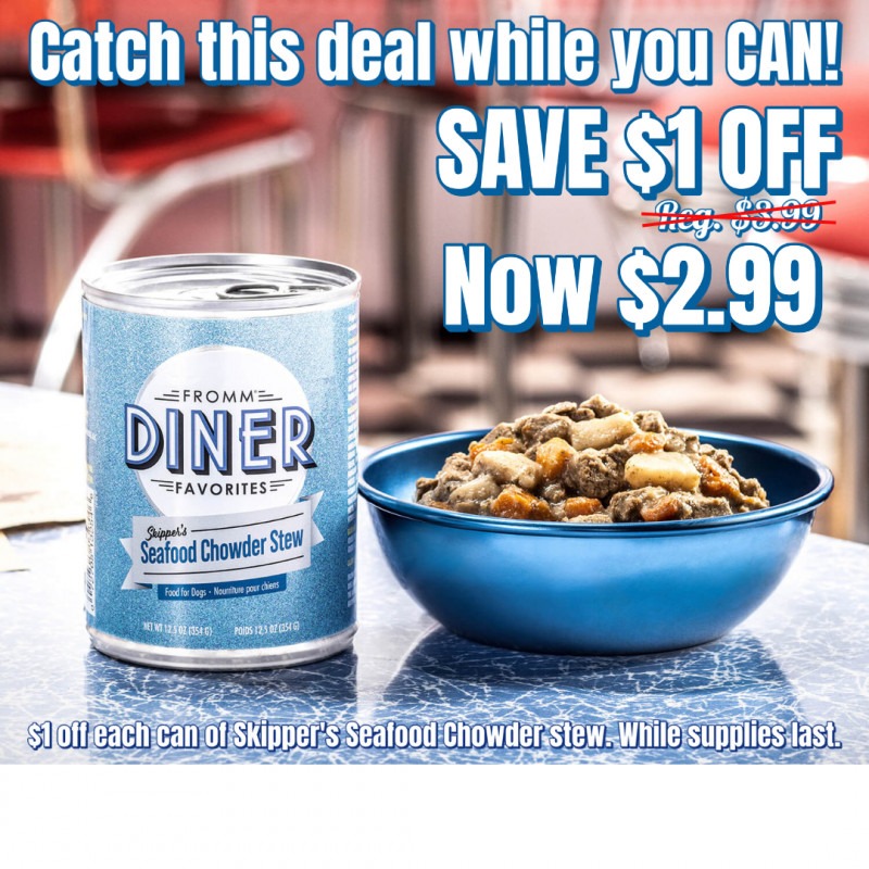 $1.00 OFF FROMM DINER SEAFOOD CHOWDER STEW