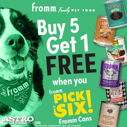 Fromm | Buy 5, Get 1 FREE on Fromm Dog Food Cans