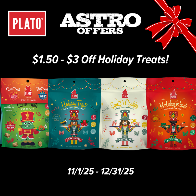 Plato | Dollars OFF Select Holiday Dog & Cat Treats!