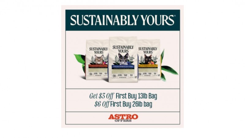 Sustainably Yours | Dollars OFF for NEW Customers