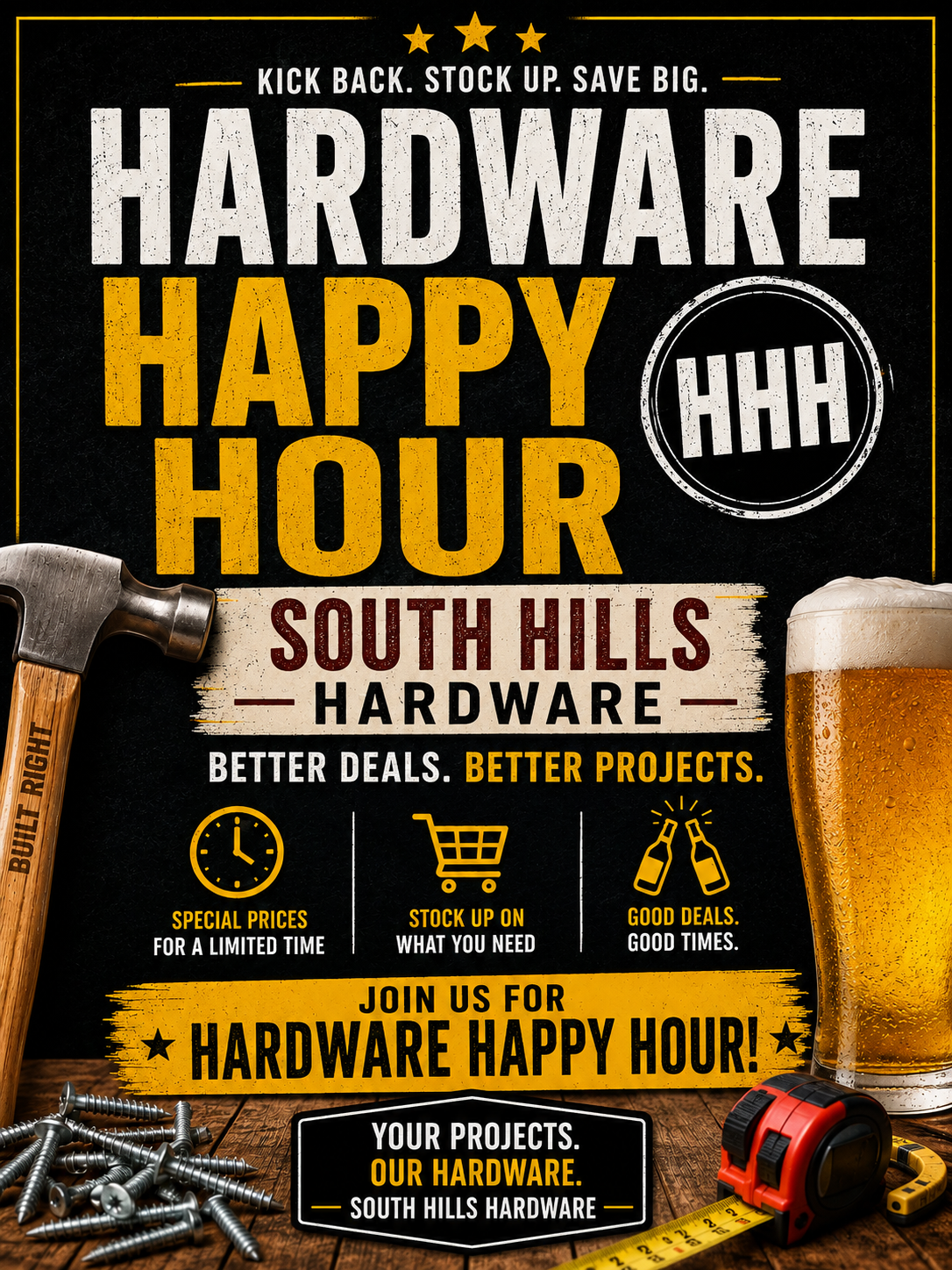 Hardware Happy Hour! 