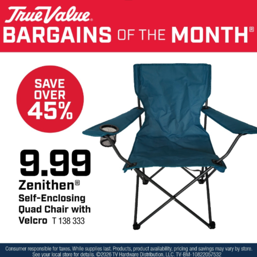 Zenithen® Self-Enclosing Quad Chair with Velcro $9.99