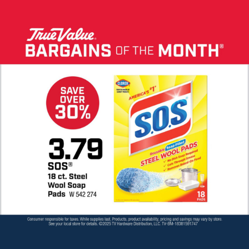 SOS® 18 ct. Steel WoolSoap Pads $3.79