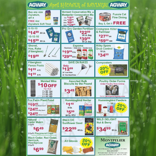 April Shower of Savings
