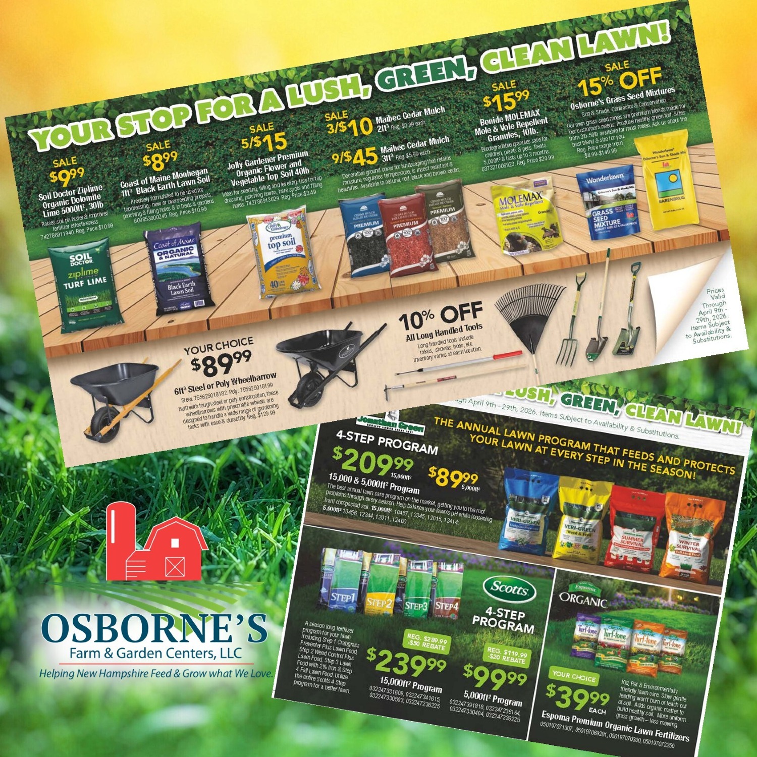 Spring Lawn & Garden Savings