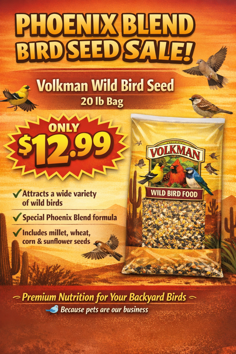 Phoenix Blend Bird Seed Sale!