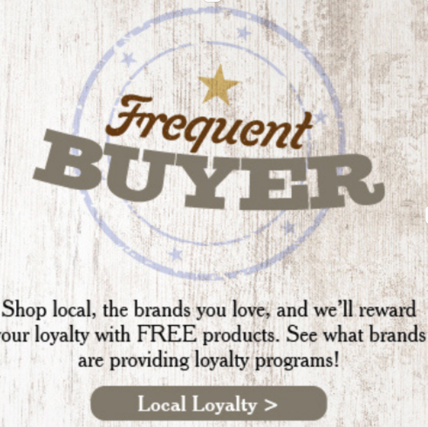 Frequent Buyer Program