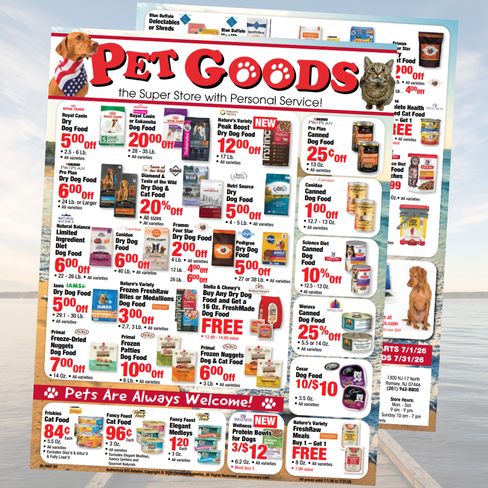 Pet Goods: Pet Supply Store - Serving NJ and NY