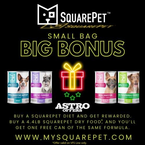 SquarePet | FREE Select Can with 4.4lb VFS Kibble Purchase