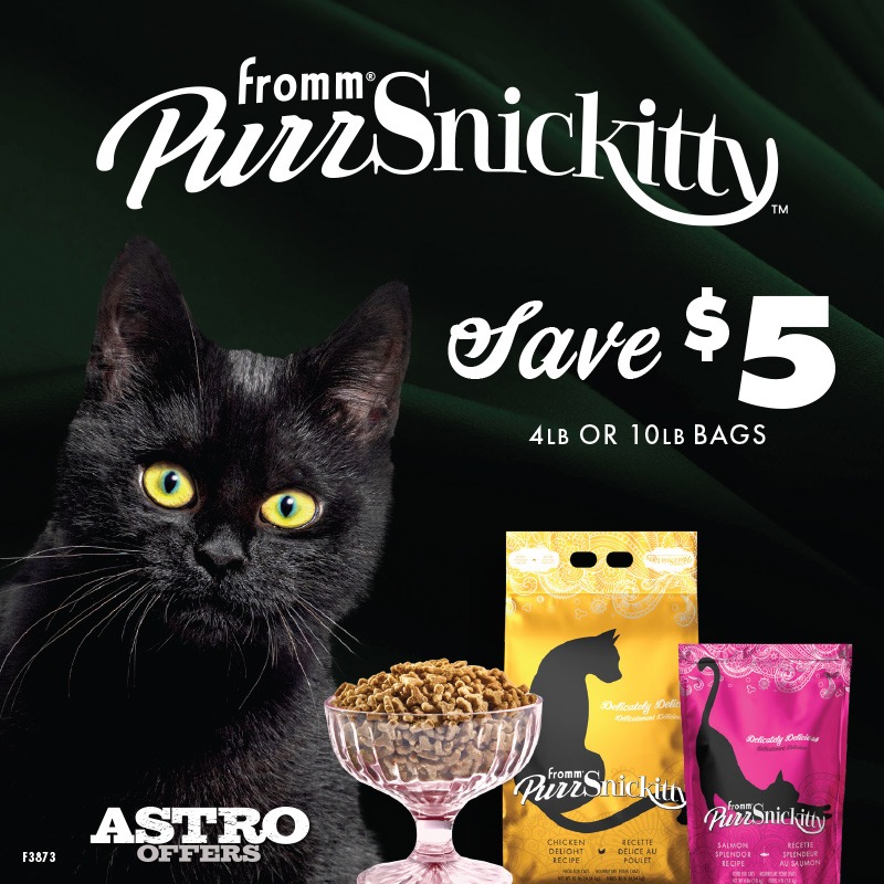 Fromm | $5.00 OFF 4lb & 10lb PurrSnickitty Dry Food