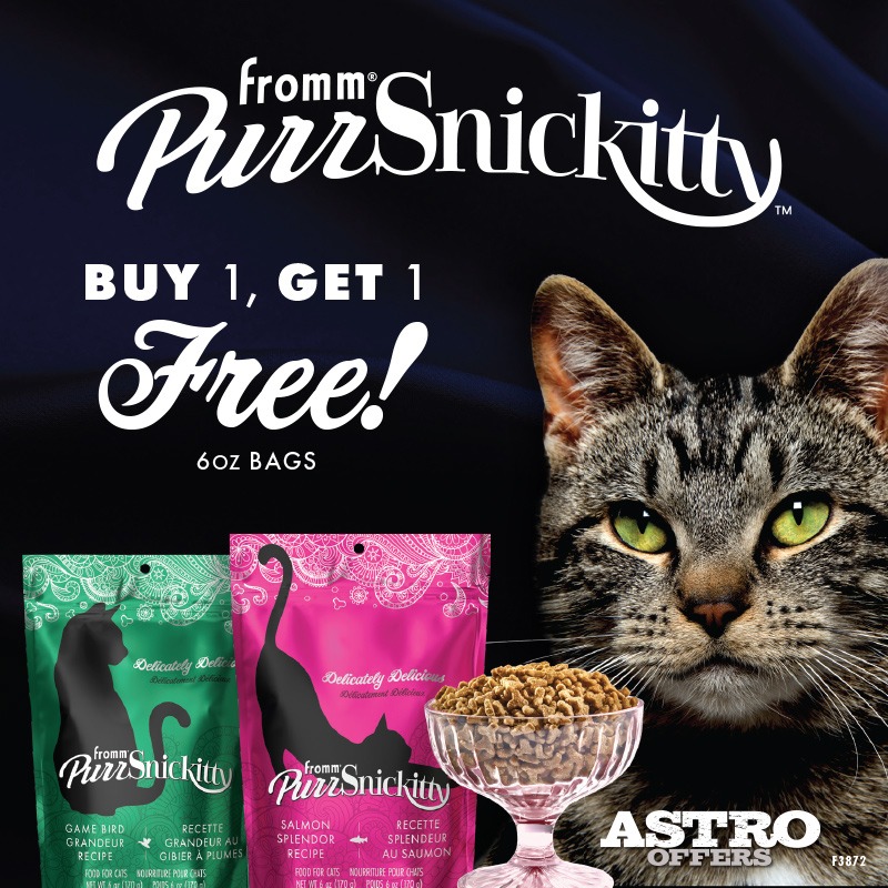 Fromm | Buy 1, Get 1 FREE on 6oz PurrSnickitty Dry Cat Food