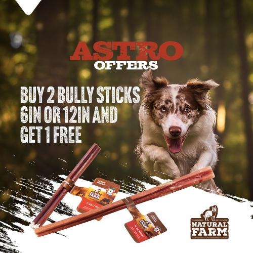 Natural Farm Pet (Private Offer) | Buy 2, Get 1 FREE on  Select Single Odor Free Bully Sticks