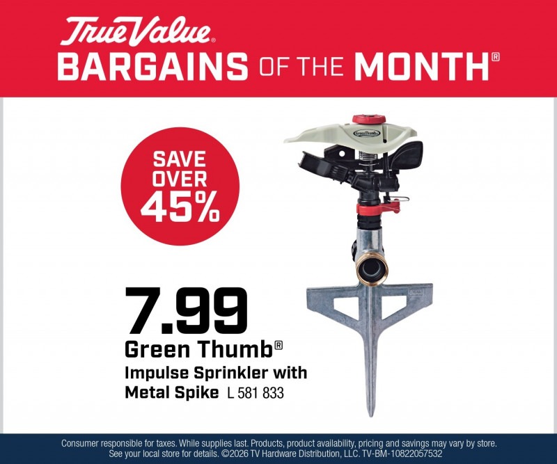 Green Thumb® Impulse Sprinkler with Metal Spike $7.99