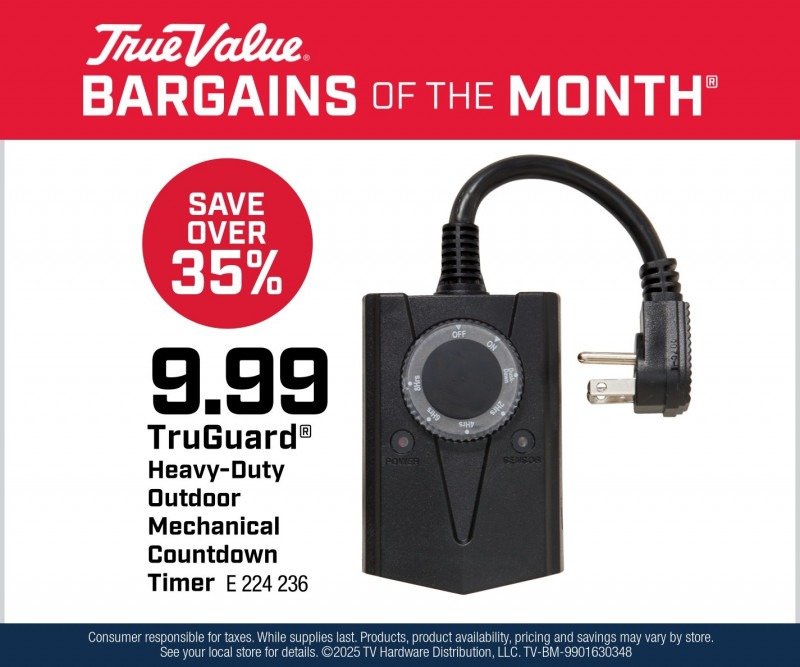 TruGuard® Heavy-Duty Outdoor Mechanical Countdown Timer $9.99