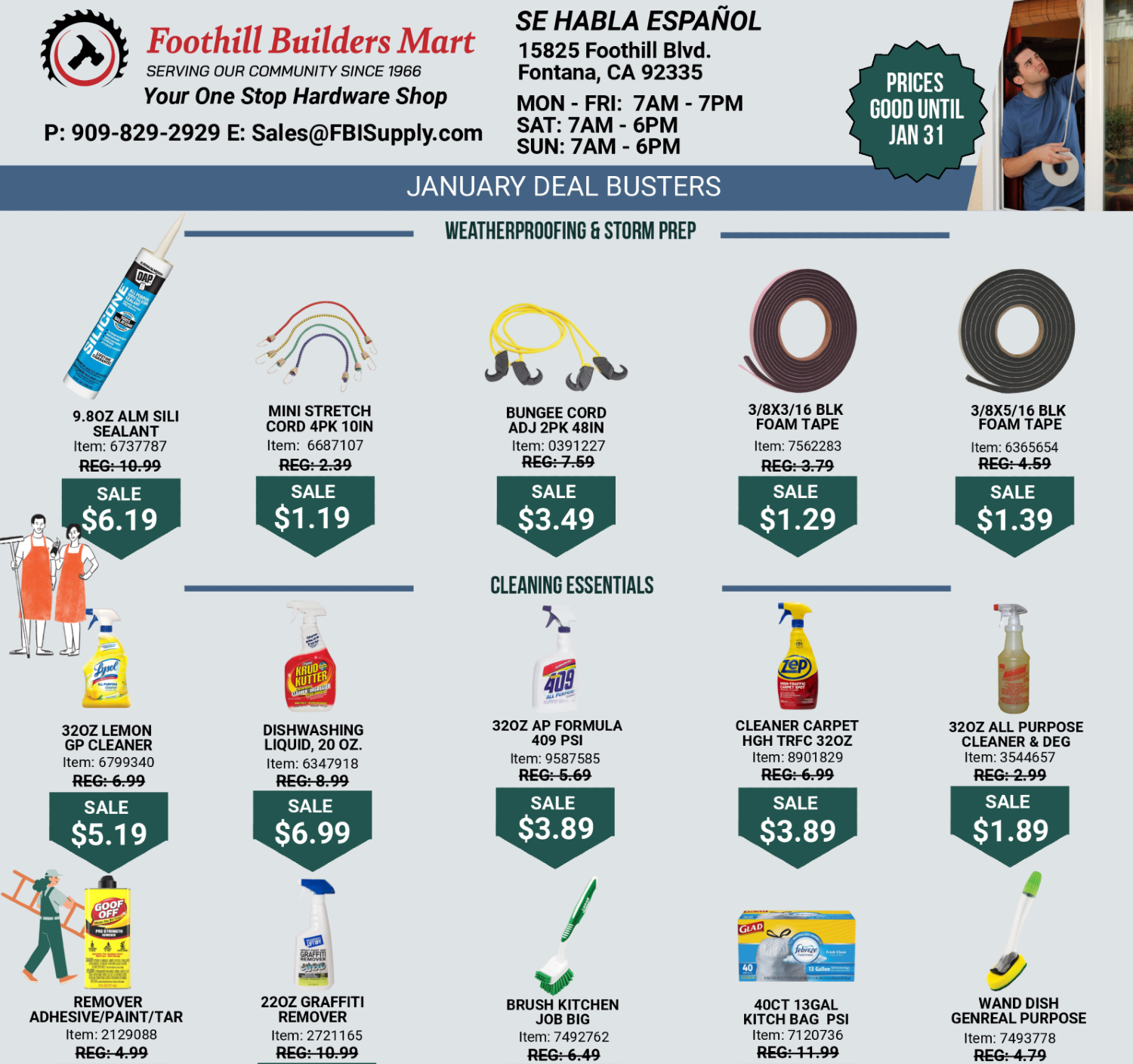 January Deal Busters!