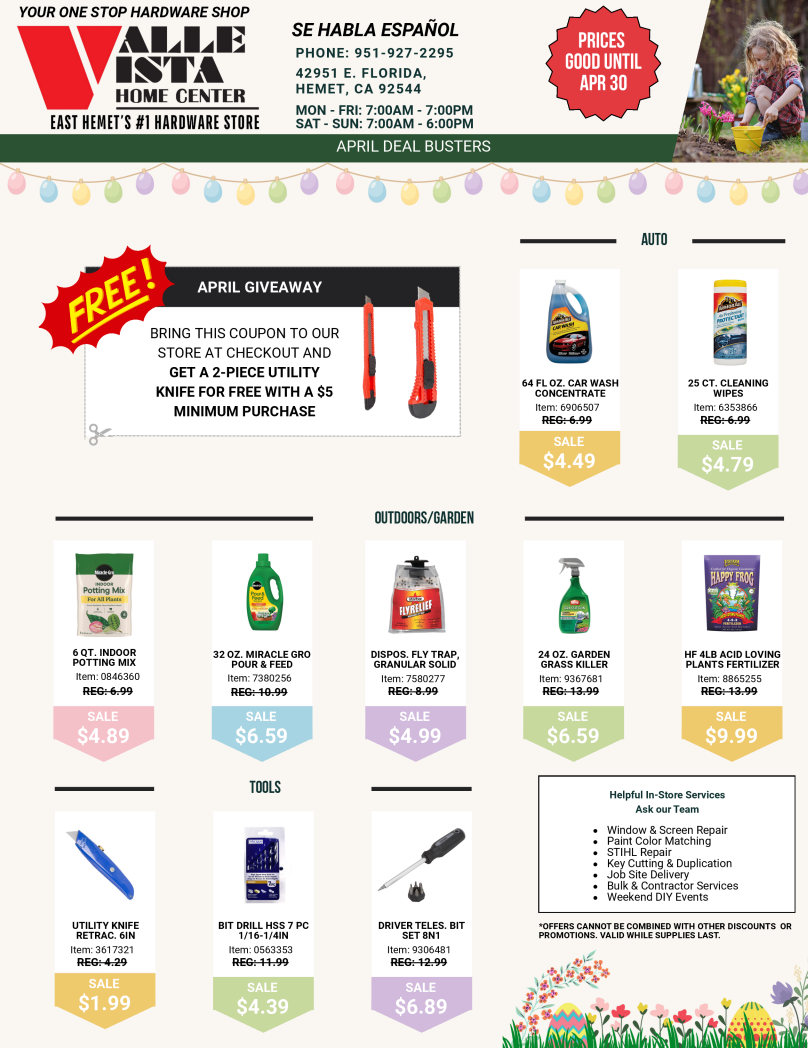 🌸 April Savings Are Here! 🌸