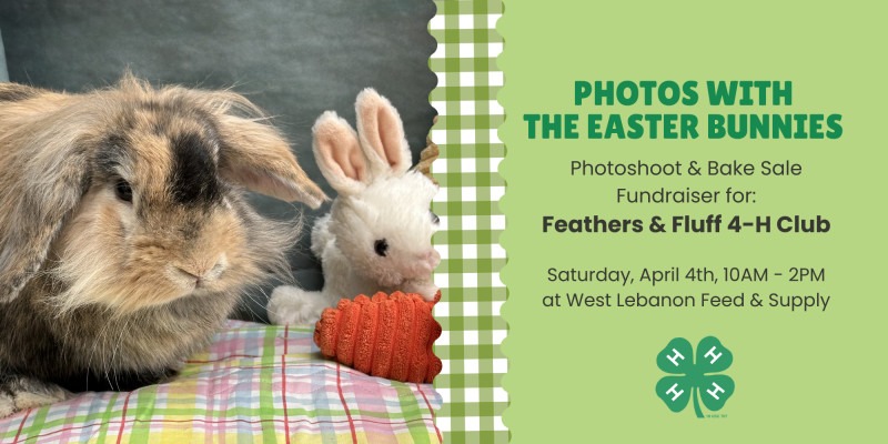 	Photos with the Easter Bunnies & Bake Sale Fundraiser