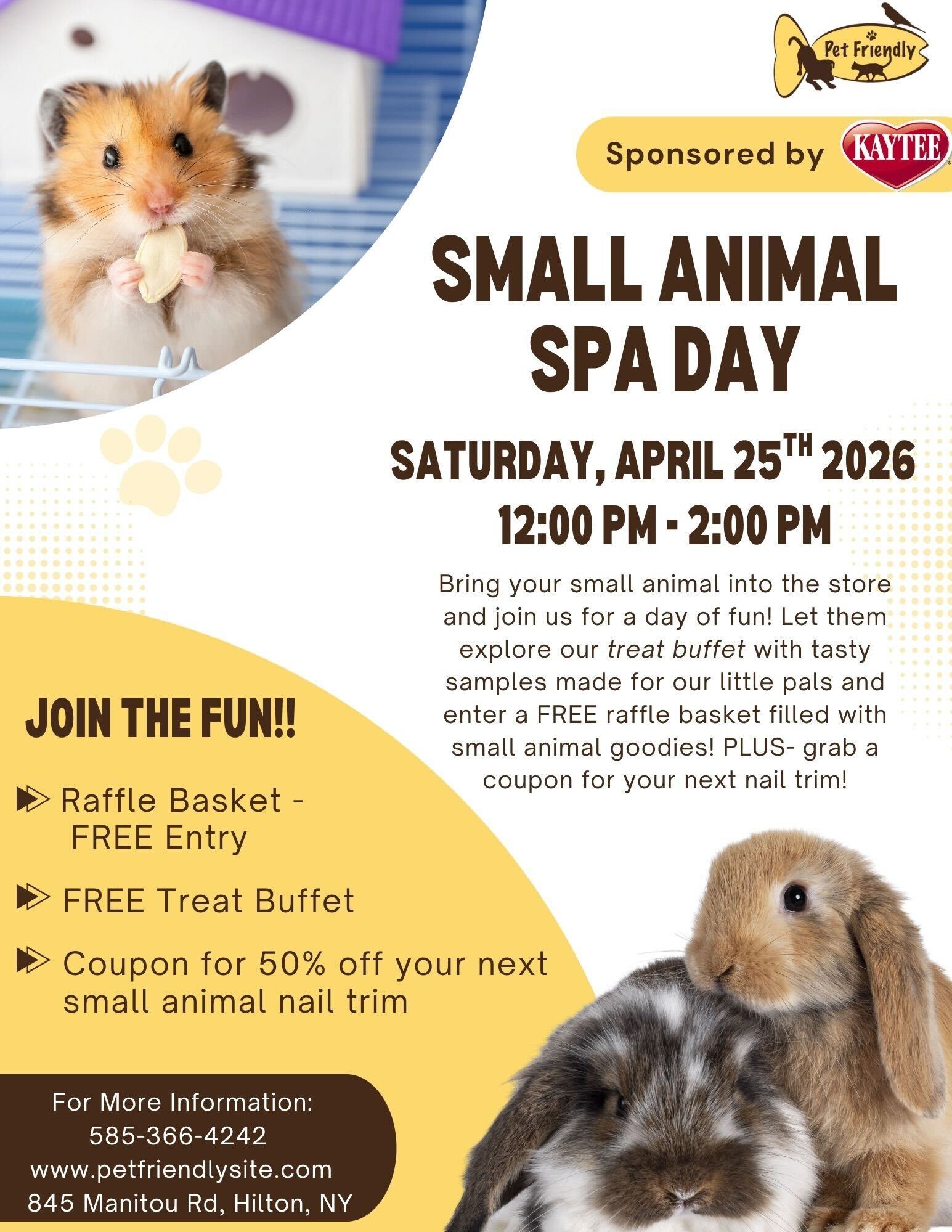 Small Animal Spa Day