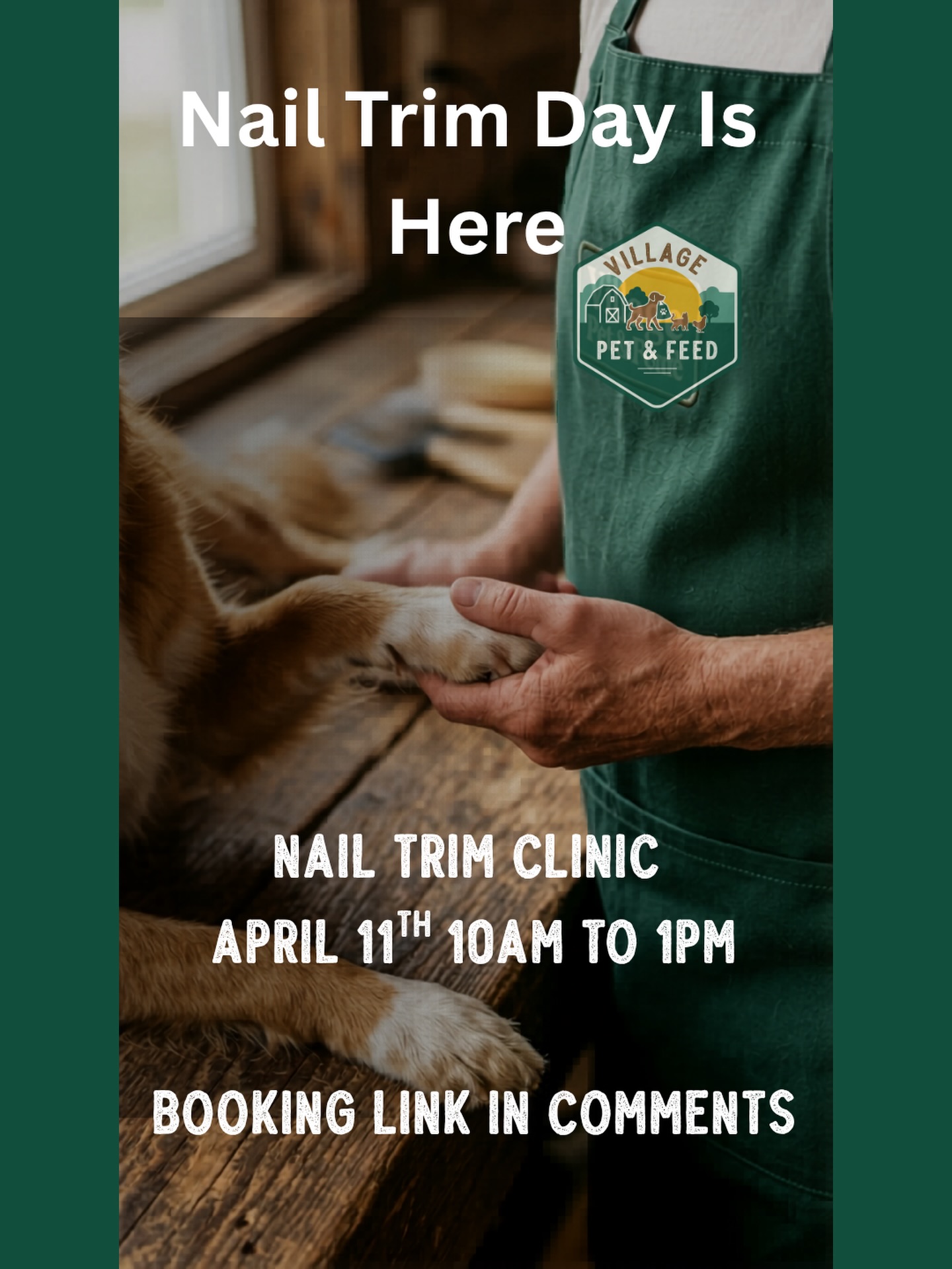 IT’S OFFICIALLY HAPPENING… OUR FIRST EVER NAIL TRIM DAY! 🐾✂️