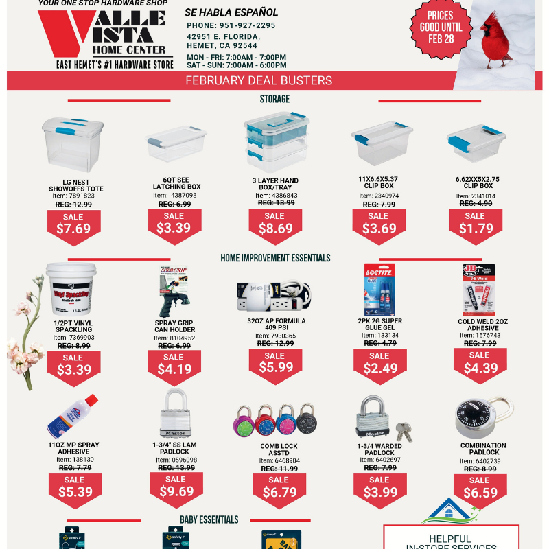 🔧❄️ FEBRUARY DEAL BUSTERS are here! ❄️🔧