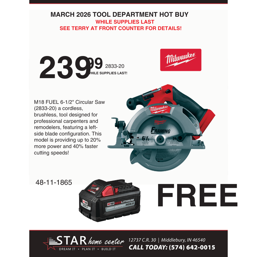 🔥 MARCH TOOL DEPARTMENT HOT BUY! 🔥